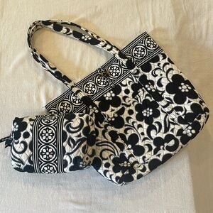 Iconic Vera Bradley tote and pouch